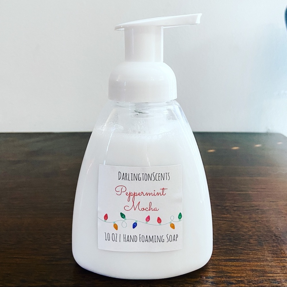 Peppermint Mocha foaming hand soap